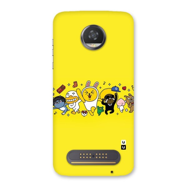 Yellow Friends Back Case for Moto Z2 Play