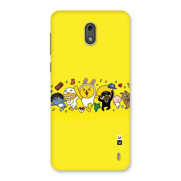 Yellow Friends Back Case for Nokia 2