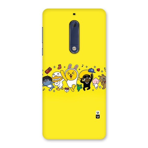 Yellow Friends Back Case for Nokia 5