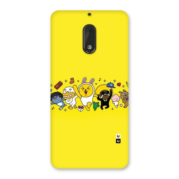 Yellow Friends Back Case for Nokia 6
