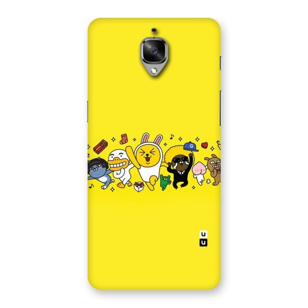 Yellow Friends Back Case for OnePlus 3