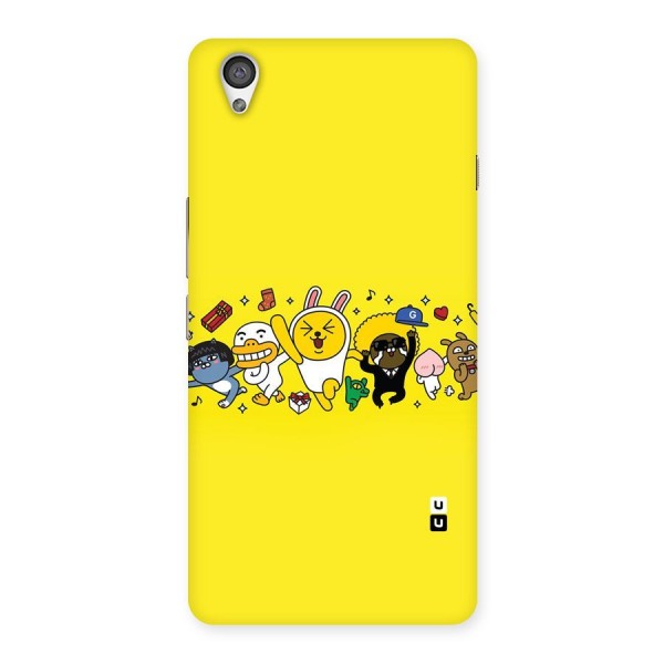 Yellow Friends Back Case for OnePlus X