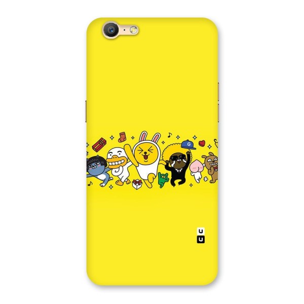 Yellow Friends Back Case for Oppo A39