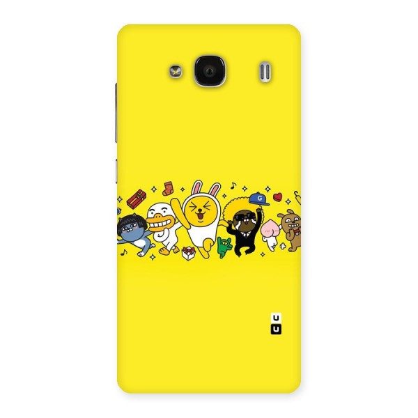 Yellow Friends Back Case for Redmi 2