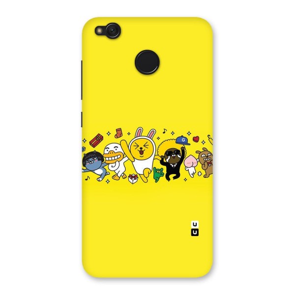 Yellow Friends Back Case for Redmi 4
