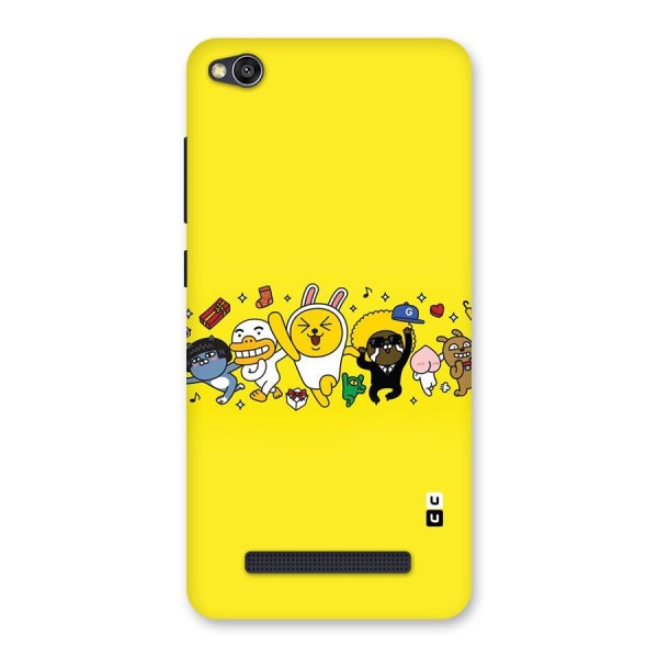 Yellow Friends Back Case for Redmi 4A
