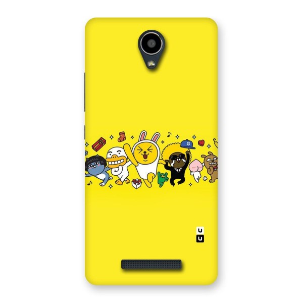Yellow Friends Back Case for Redmi Note 2