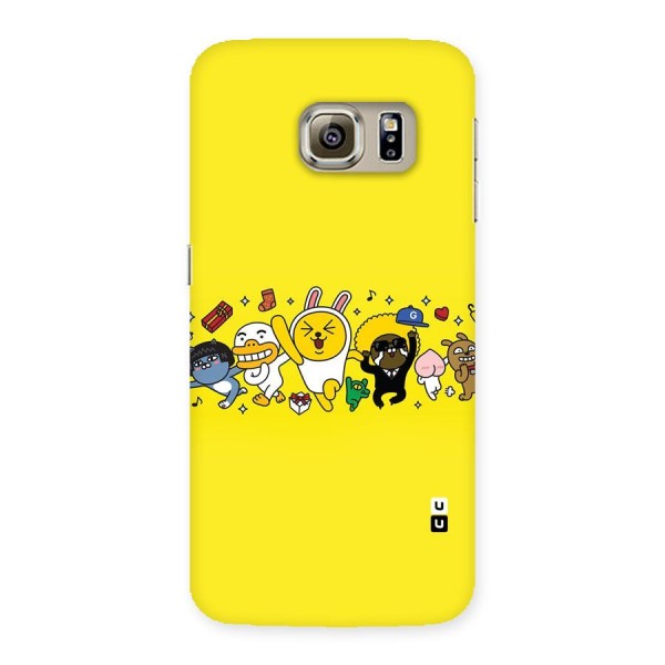 Yellow Friends Back Case for Samsung Galaxy S6 Edge