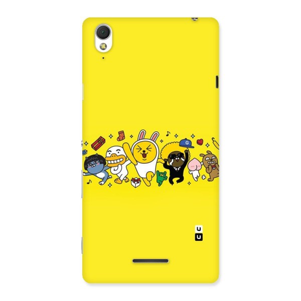 Yellow Friends Back Case for Sony Xperia T3