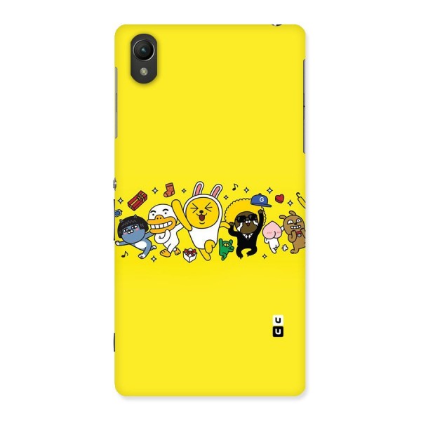 Yellow Friends Back Case for Sony Xperia Z2