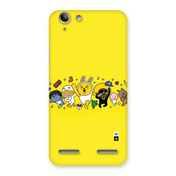 Yellow Friends Back Case for Vibe K5