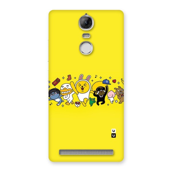 Yellow Friends Back Case for Vibe K5 Note