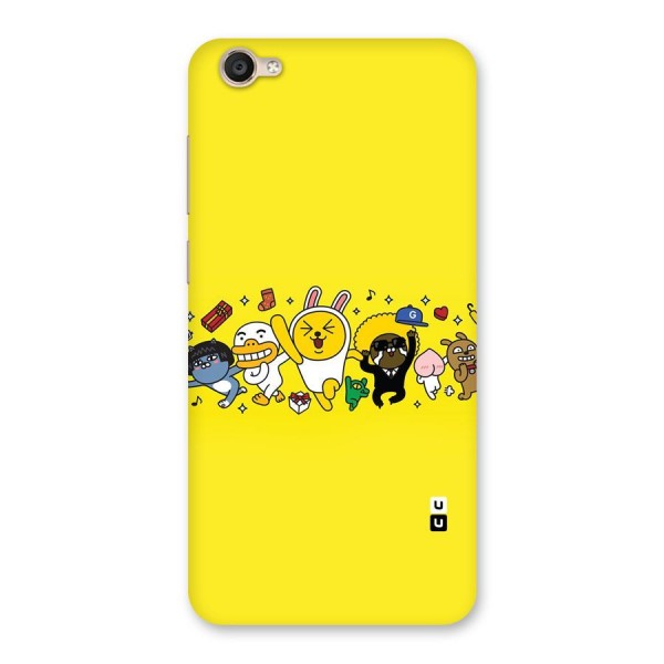 Yellow Friends Back Case for Vivo Y55