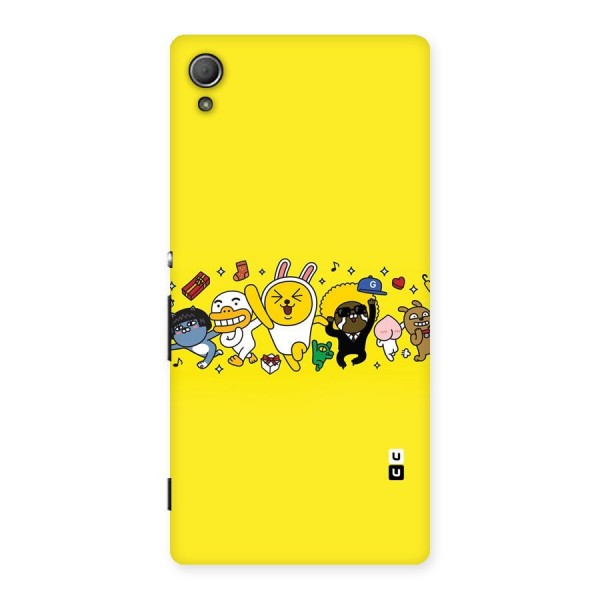 Yellow Friends Back Case for Xperia Z3 Plus