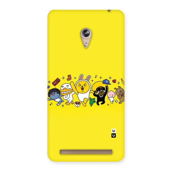 Yellow Friends Back Case for Zenfone 6