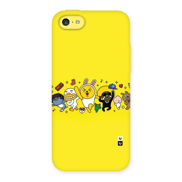 Yellow Friends Back Case for iPhone 5C
