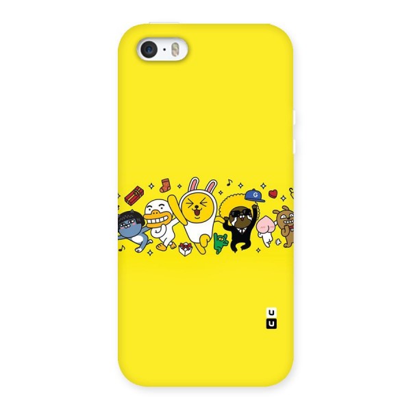 Yellow Friends Back Case for iPhone SE