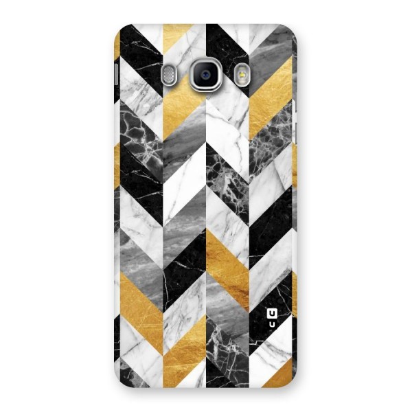 Yellow Grey Marble Back Case for Samsung Galaxy J5 2016