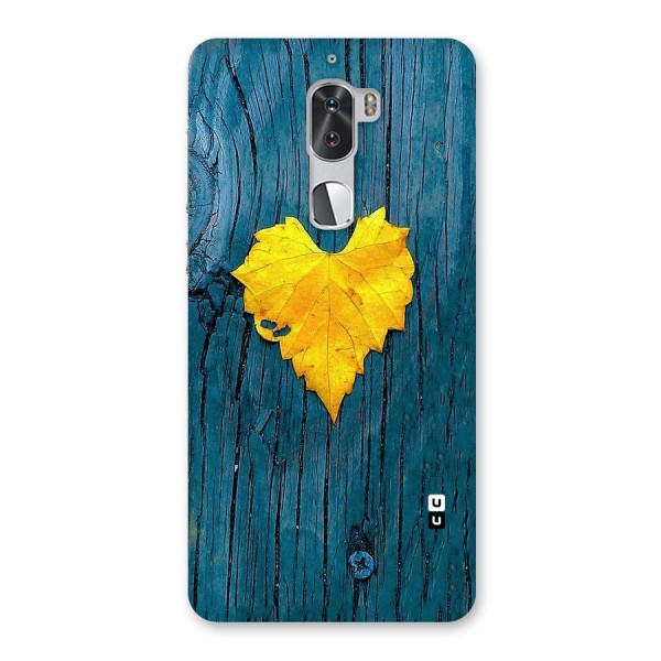 Yellow Leaf Back Case for Coolpad Cool 1