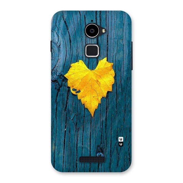 Yellow Leaf Back Case for Coolpad Note 3 Lite
