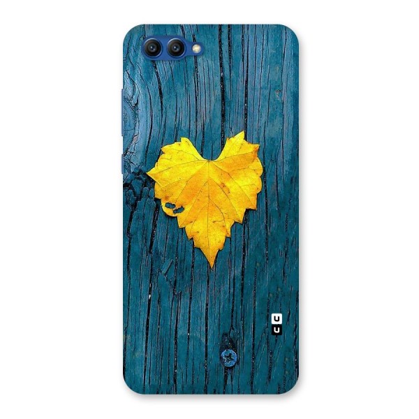 Yellow Leaf Back Case for Honor View 10