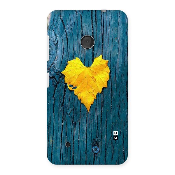 Yellow Leaf Back Case for Lumia 530