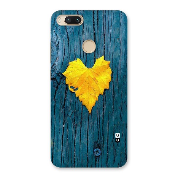 Yellow Leaf Back Case for Mi A1
