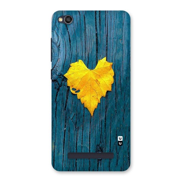 Yellow Leaf Back Case for Redmi 4A