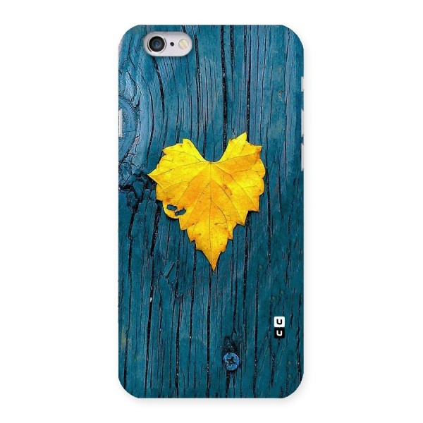 Yellow Leaf Back Case for iPhone 6 6S