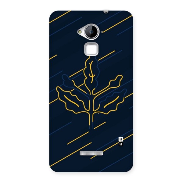 Yellow Leaf Line Back Case for Coolpad Note 3
