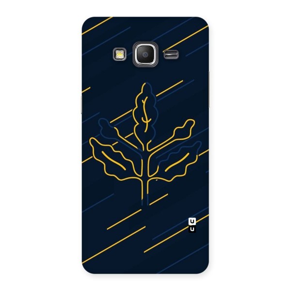 Yellow Leaf Line Back Case for Galaxy Grand Prime