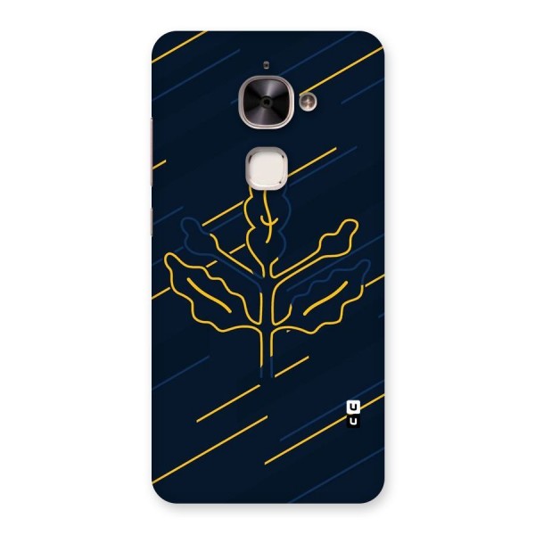 Yellow Leaf Line Back Case for Le 2