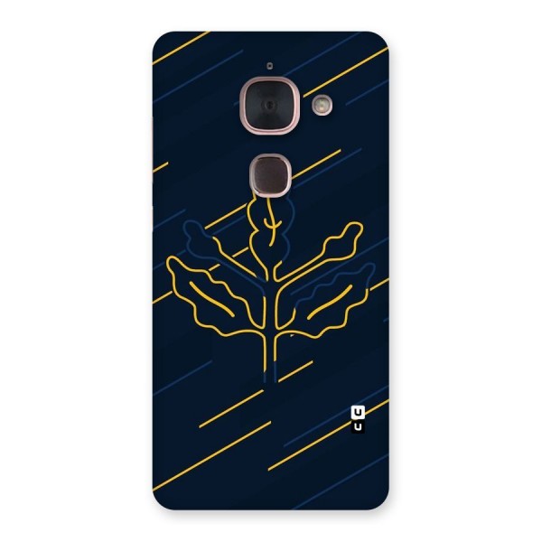 Yellow Leaf Line Back Case for Le Max 2