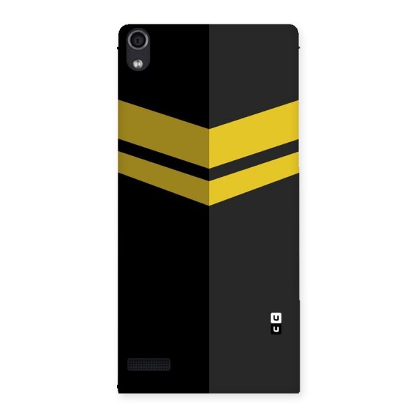 Yellow Lines Back Case for Ascend P6