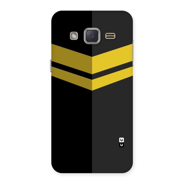 Yellow Lines Back Case for Galaxy J2