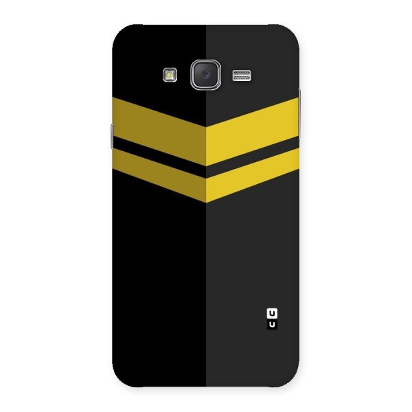 Yellow Lines Back Case for Galaxy J7