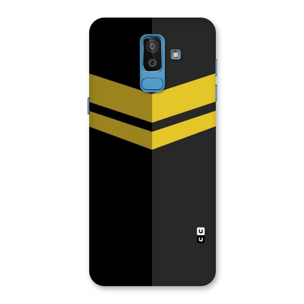 Yellow Lines Back Case for Galaxy J8
