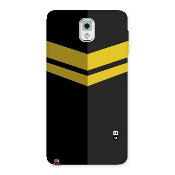 Yellow Lines Back Case for Galaxy Note 3