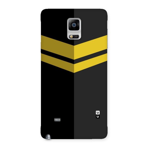 Yellow Lines Back Case for Galaxy Note 4