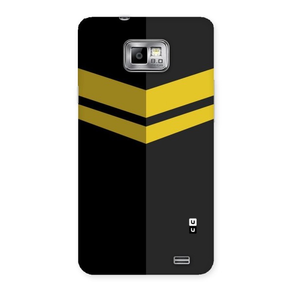 Yellow Lines Back Case for Galaxy S2