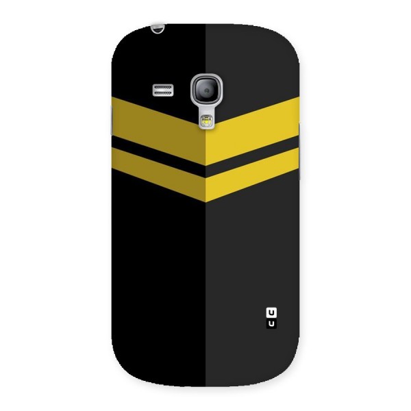 Yellow Lines Back Case for Galaxy S3 Mini