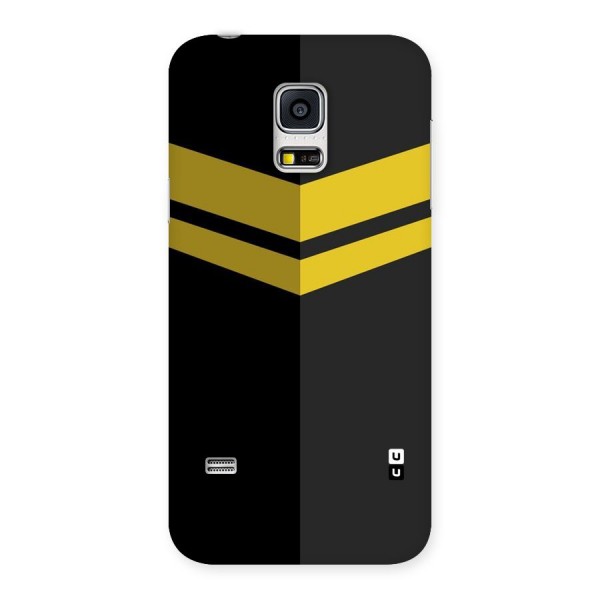 Yellow Lines Back Case for Galaxy S5 Mini