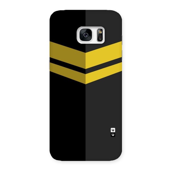 Yellow Lines Back Case for Galaxy S7 Edge
