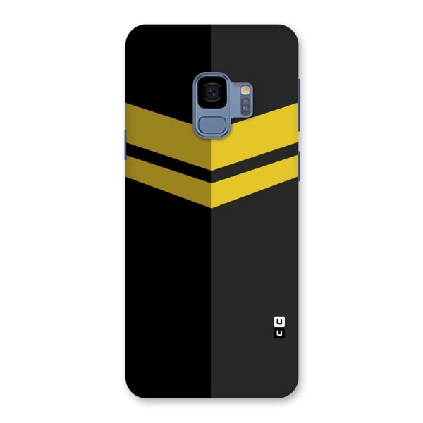 Yellow Lines Back Case for Galaxy S9