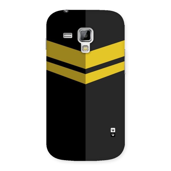 Yellow Lines Back Case for Galaxy S Duos