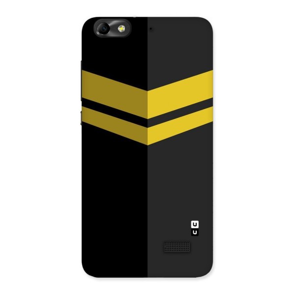 Yellow Lines Back Case for Honor 4C