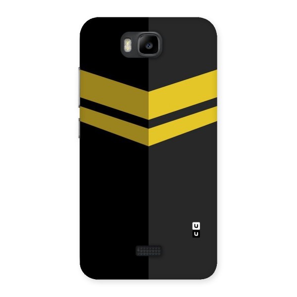 Yellow Lines Back Case for Honor Bee
