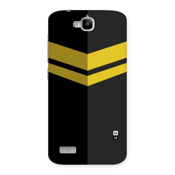 Yellow Lines Back Case for Honor Holly