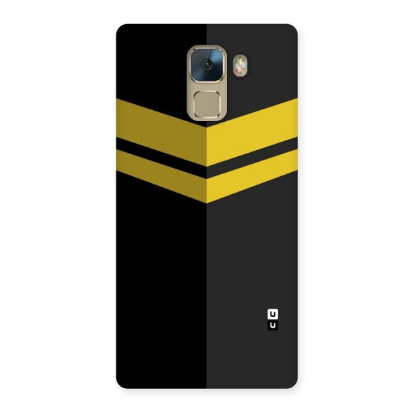 Yellow Lines Back Case for Huawei Honor 7