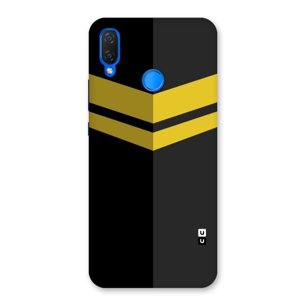 Yellow Lines Back Case for Huawei P Smart+